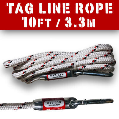 TAG-RITE 10ft Tagline Rope | Precision Load Control – Magnetic Hand ...